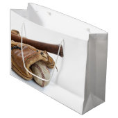 Grand Sac Cadeau Base-ball et bat (Devant Angle)