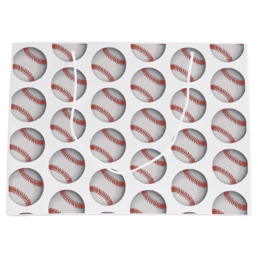 Grand Sac Cadeau "Baseball"  (Devant)