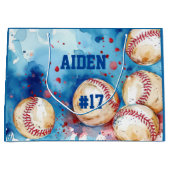 Grand Sac Cadeau Baseball (Devant)