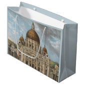 Grand Sac Cadeau Basilique Saint-Pierre de la Cité du Vatican (Devant Angle)