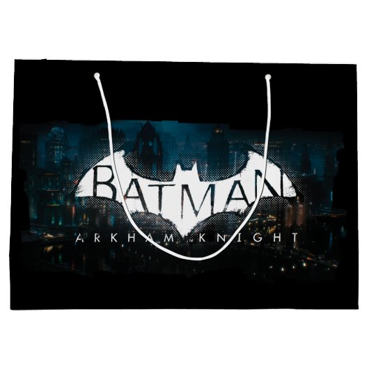 Grand Sac Cadeau Batman Arkham Knight Gotham Logo (Dos)
