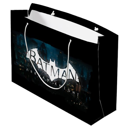 Grand Sac Cadeau Batman Arkham Knight Gotham Logo (Dos Angle)