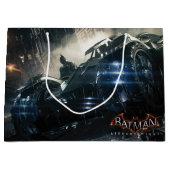 Grand Sac Cadeau Batman Avec Batmobile Dans La Pluie (Devant)