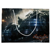 Grand Sac Cadeau Batman Avec Batmobile Dans La Pluie (Dos)