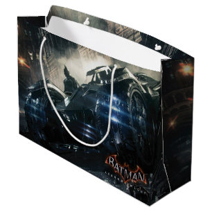 Grand Sac Cadeau Batman Avec Batmobile Dans La Pluie