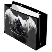 Grand Sac Cadeau Batman perché sur un pilier (Devant Angle)