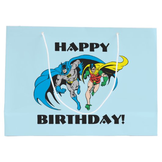 Grand Sac Cadeau Batman & Robin (Dos)