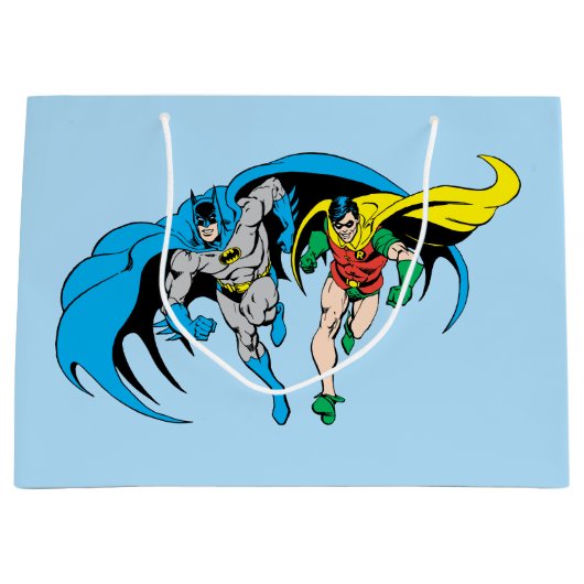 Grand Sac Cadeau Batman & Robin (Devant)