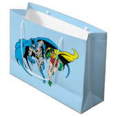 Grand Sac Cadeau Batman & Robin (Devant Angle)