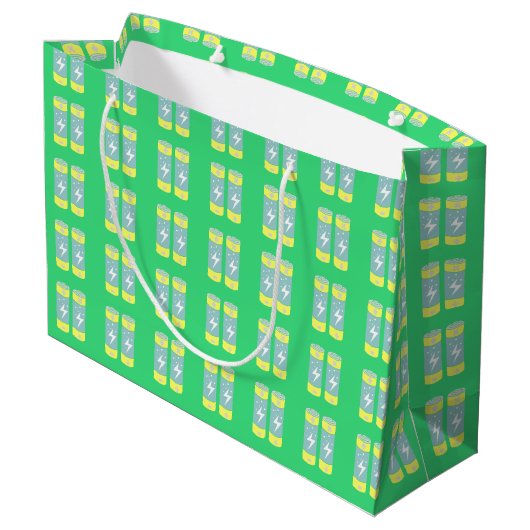 Grand Sac Cadeau Batteries (Dos Angle)