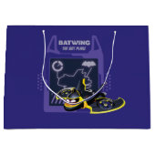 Grand Sac Cadeau Batwheel™ Batwing - Plan De Batterie (Devant)