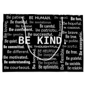 Grand Sac Cadeau Be Kind Word Cloud (Dos)