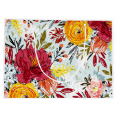 Grand Sac Cadeau Beau Rose (Dos)