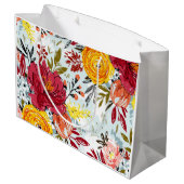 Grand Sac Cadeau Beau Rose (Dos Angle)