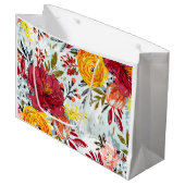 Grand Sac Cadeau Beau Rose (Devant Angle)