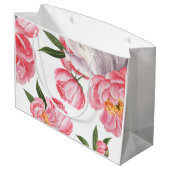 Grand Sac Cadeau Beau Rose (Dos Angle)