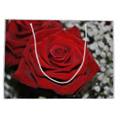 Grand Sac Cadeau Beau rose rouge (Dos)