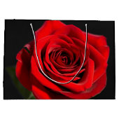 Grand Sac Cadeau Beau rose rouge (Dos)