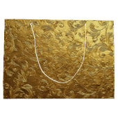 Grand Sac Cadeau Beautiful Golden pattern Large Gift Bag (Dos)