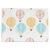 Grand Sac Cadeau Beaux ballons de bébé (Dos)