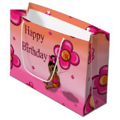 Grand Sac Cadeau Bébé afro-américain 1er anniversaire (Devant Angle)