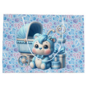Grand Sac Cadeau Bébé garçon (Dos)