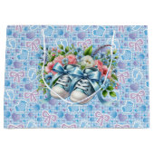 Grand Sac Cadeau Bébé garçon (Devant)