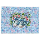 Grand Sac Cadeau Bébé garçon (Dos)