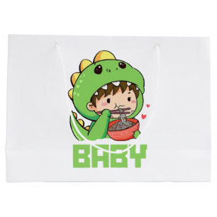 Grand Sac Cadeau bébé godzilla
