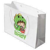 Grand Sac Cadeau bébé godzilla (Dos Angle)