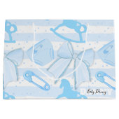 Grand Sac Cadeau Bébé mignon Motif garçon (Devant)