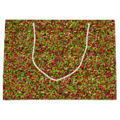Grand Sac Cadeau Bedazzled Sparkles-rose-vert-CADEAU L (Devant)