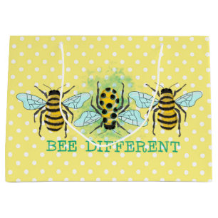 Grand Sac Cadeau Bee Different Bumble Bee Trio