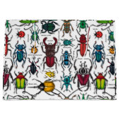 Grand Sac Cadeau Beetons sur blanc (Devant)