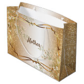 Grand Sac Cadeau Belle fête des mères - Personnaliser (Dos Angle)