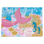 Grand Sac Cadeau Belle Sirène (Devant)