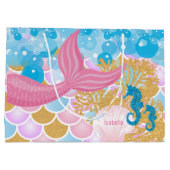 Grand Sac Cadeau Belle Sirène (Dos)