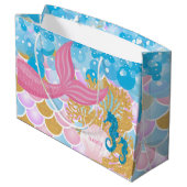 Grand Sac Cadeau Belle Sirène (Dos Angle)