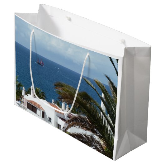 Grand Sac Cadeau Belle vue de mer (Devant Angle)