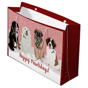Grand Sac Cadeau Bernese Leonberger Les Grandes Pyrénées Noël