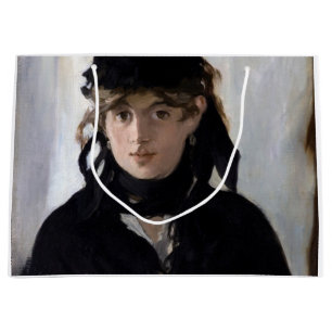 Grand Sac Cadeau Berthe Morisot avec un bouquet de violettes, Manet
