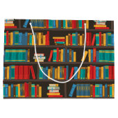 Grand Sac Cadeau Bibliothèque Lecture amour (Dos)