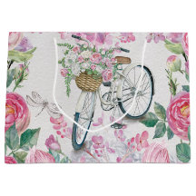 Bicyclette et fleurs élégantes