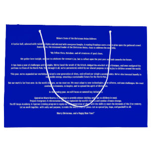 Grand Sac Cadeau Biden State of the Christmas Union Adresse