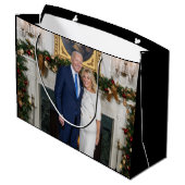 Grand Sac Cadeau Biden State of the Christmas Union Adresse (Dos Angle)