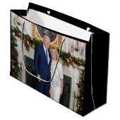 Grand Sac Cadeau Biden State of the Christmas Union Adresse (Devant Angle)
