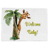 Grand Sac Cadeau Bienvenue Baby Giraffe (Dos)
