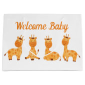 Grand Sac Cadeau Bienvenue bébé (Devant)