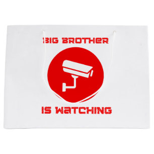 Grand Sac Cadeau Big Brother regarde  1984 ingsoc