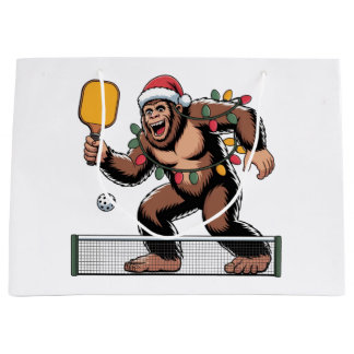 Grand Sac Cadeau Bigfoot Sasquatch Pickleball Noël 2026